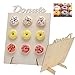 TIMESETL 2 Pcs Donut Wall Soporte para donuts de madera mesas de dulces,9 donuts Decoración de madera para casa, bodas, Party, entregas, fiestas de cumpleaños