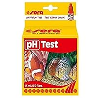 sera 04310 pH Test ein Wassertest für 100 Messungen, misst zuverlässig und genau den pH-Wert für Süß- & Meerwasser, im Aquarium oder Teich