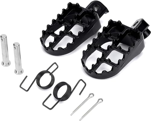 Image of Dirt Bike Foot Pegs, Motorcycle Footpegs Pedals for 50cc 70cc 90cc 110cc 125cc Dirt Bike Honda XR50 CRF50F CRF70F CRF80F CRF100F CRF150F