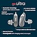 Go Hearing Go Ultra OTC Hearing Aids for Seniors - Behind-the-Ear Rechargeable, Stream Calls and Music, All-Day Comfort, Noise Reduction, Bluetooth Enabled, for Mild to Moderate Auditory Loss (Gray)