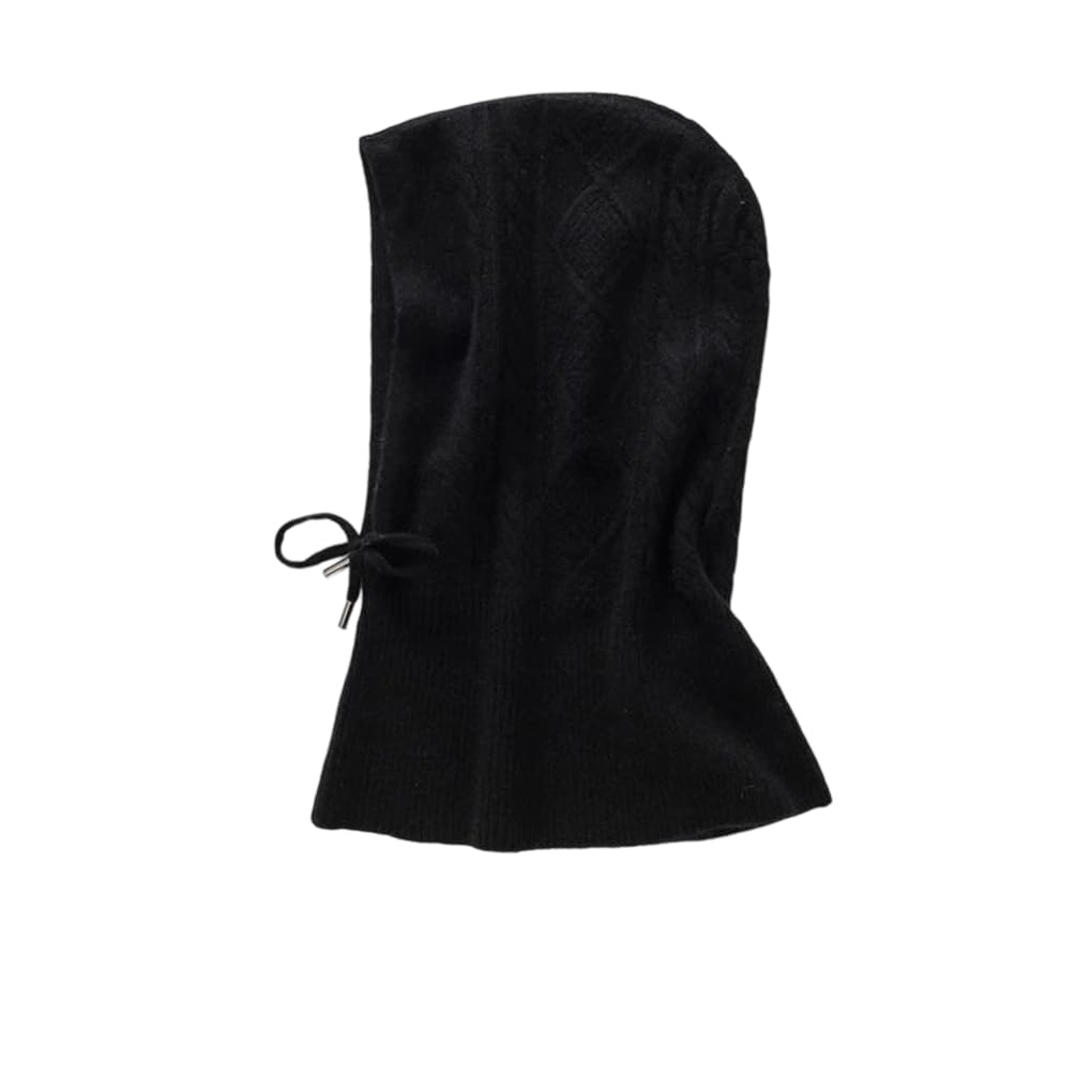 Bonnet et cache-cou en cachemire femme tricoté luxe pour l'hiver