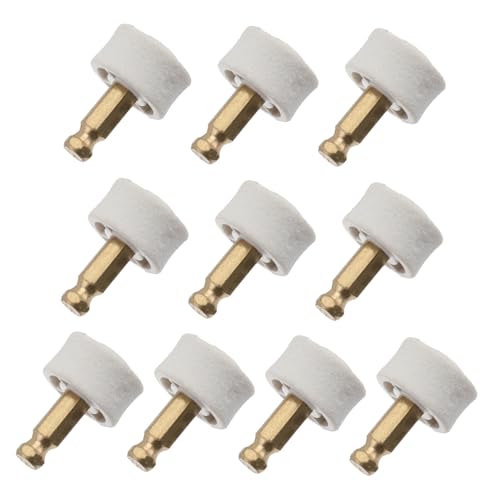 Totority 10個 ペット用電動爪研磨ヘッド 高耐久性ダイヤモンドグラインダー 犬 猫用細部研削可能な交換用爪やすり工具