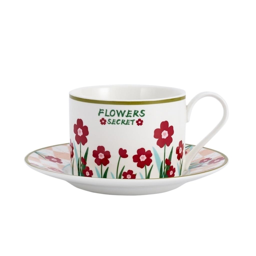vfdaSWQQ Tea set, Creative Fashionable Breakfast Cup, Afternoon Tea, Coffee 200ml Mug