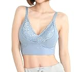 [スマイル ララ] ブルー S レディース ブラジャー ナイトブラ 綿 コットン 夜用 美乳 育乳 ノンワイヤー 女性 下着 女性下着 大きいサイズコットン 一日中 たれ防止 美胸くびれ 40代 おやすみ ボリュームアップ ノンストレス バストアップ ノーワイヤレス 可愛いノンワイヤー 小さい胸用 小さいサイズの ライトブルー ナイトインナー 大人のかわいい 脇が痛くない 洗濯しやすい 響かない