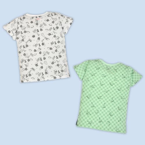 Image of LuvLap Baby Boys & Girls 100% Cotton Night Suit, Pack of 2