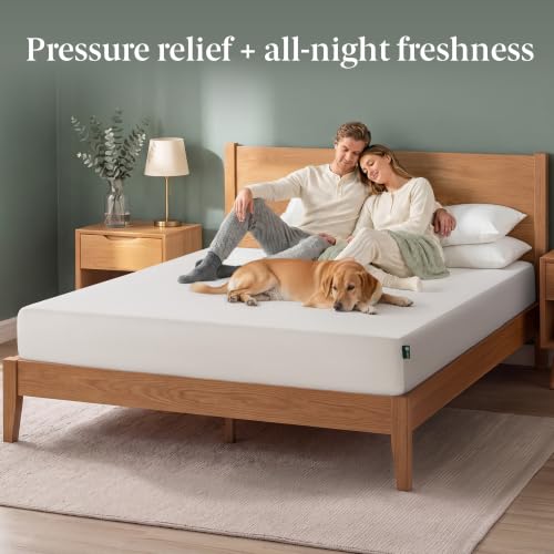 Image of Zinus 6 Inch King Green Tea Memory Foam Mattress, Medium Firm Feel | Pressure-Relieving Comfort & Full-Body Support, Naturally Fresh, CertiPUR-US & OEKO-TEX Certified Safe Materials
