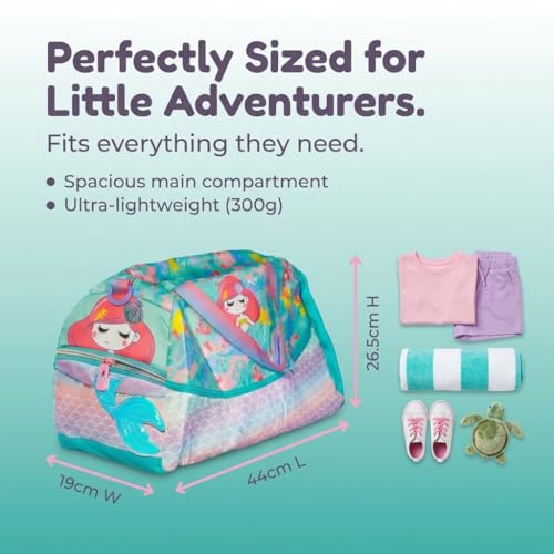 Image of Kids 3D Print Duffel Bag- Mermaid