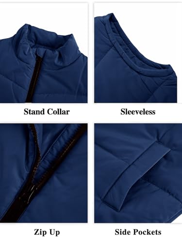 Image of Meikulo Boys Puffer Vest Zip Up Quilted Gilet Sleeveless Jackets