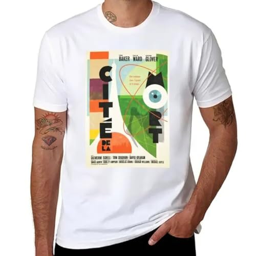 Blouse t-shirt City of Death aux finitions haut de gamme et imprimé graphique aesthetic durable