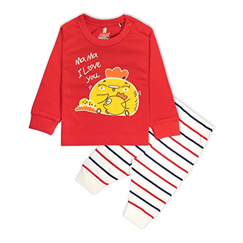 Real Basics Cotton Clothing Sets for Baby Boys & girls – Unisex Clothing sets Full Sleeve T-shirt & Pant