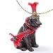 Labrador Retreiver Miniature Dog Ornament - Chocolate
