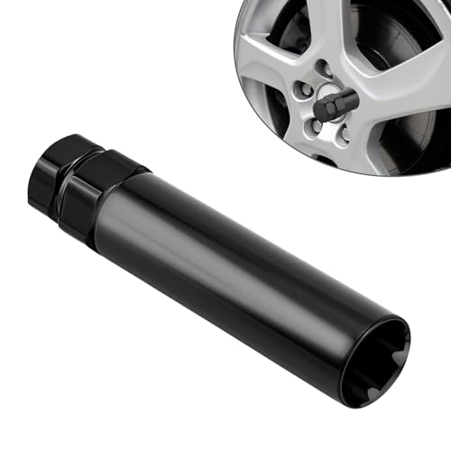 Image of 7 Spline Lug Nut Socket,Wheel Lock Key Removal Tool,Replacement for Aftermarket 7Spline Lug Nuts for 19 mm (3 /4 Inch) & 21 mm (13 /16 Inch) Hex Socket Wrench (7 Spline)