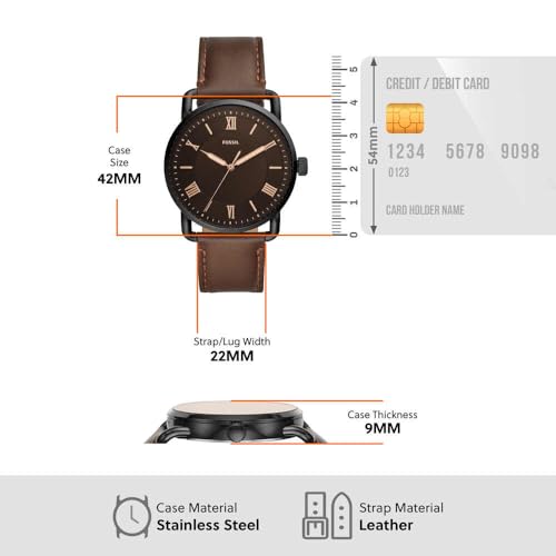 Miniatura 6 de Fossil Reloj para Hombre Copeland, Movimiento de Cuarzo