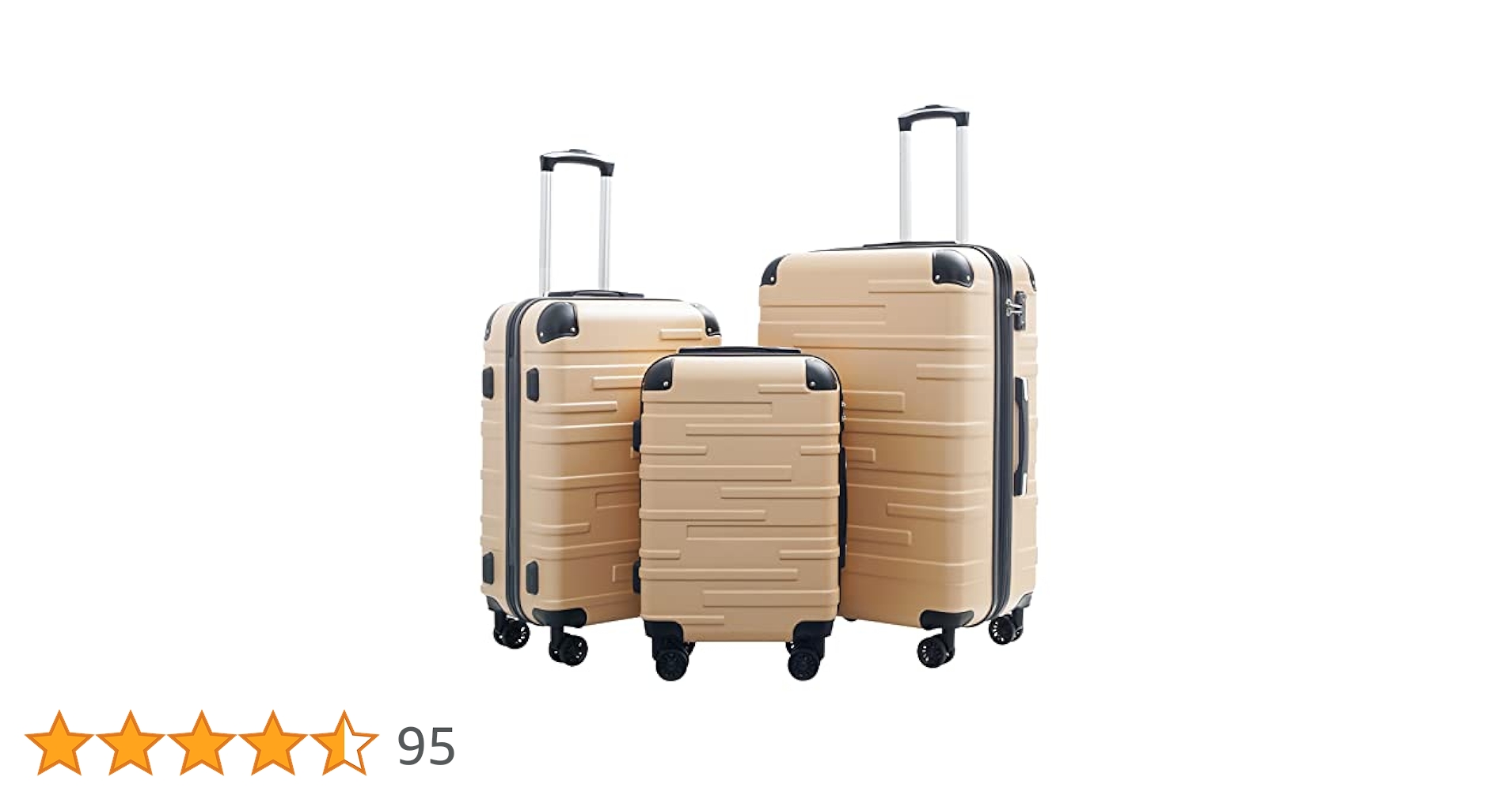 新品未使用　スーツケース　71.12 Amazon | Coolife 荷物拡張可能(71.12cm)スーツケース3点セット
