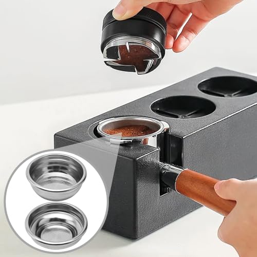 Set of 2 Reusable Stainless Steel Coffee Filter Baskets for 58mm Portafilter - Ideal Espresso Machine Accessories - Image 7