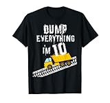 Photo Gallery dump everything kids construction - compleanno 10 anni maglietta Photo Gallery dump everything kids construction - compleanno 10 anni maglietta