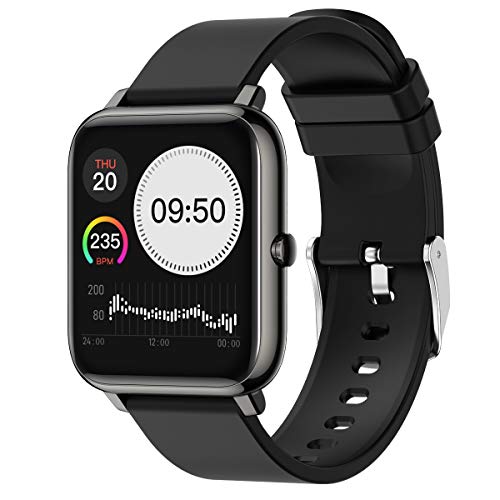 Smart Watch, Waterproof Activity Tracker Heart Rate Monitor Wearable Oxygen Blood Pressure Fitness Tracker Bluetooth Running Watch