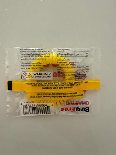 BugFree Mosquito Repellent Band for Adults (25 Pack) - DEET-Free Mosquito Bands - 25 Count