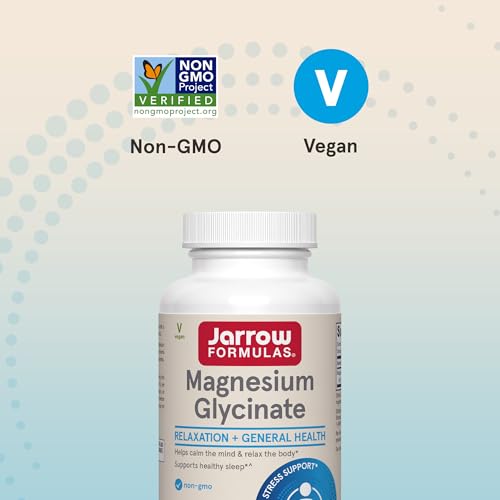 Jarrow Magnesium Glycinate, Support Relaxation & Healthy Sleep, 90 Capsules - image 4