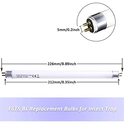 Celiwace 6 Pack Uva-Bl T5 6W 32050 F6T5/Bl Replacement Bulb Fluorescent Light Tube 6 Watt For Dynatrap Dt2000Xl,Dt2000Xlp And Dt3012 #TOP1