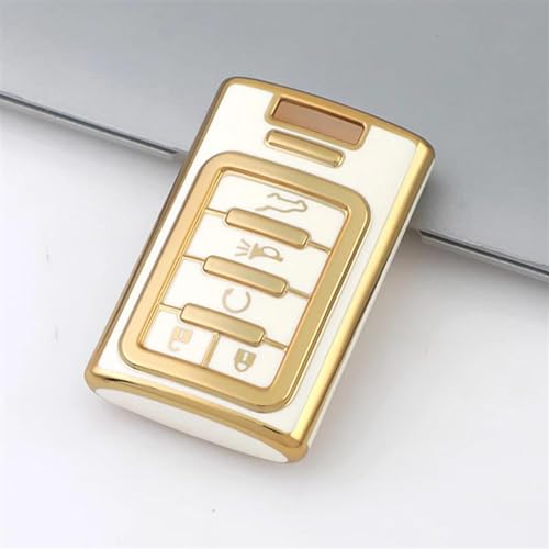 Coque de clé pour Cadillac Escalade CTS DTS SRX - Boîtier télécommande 5 boutons