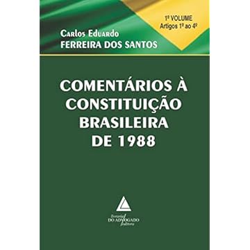 Capa do livro Comentários à Constituição Brasileira de 1988