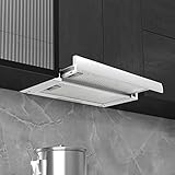 🔥【Modernes Aussehen】🔥Die Dunstabzugshaube aus Edelstahl verfügt über eine Aluminium-Frontblende und weist daher ein modernes Aussehen aus, um optimal zu jeder Kücheneinrichtung zu passen.