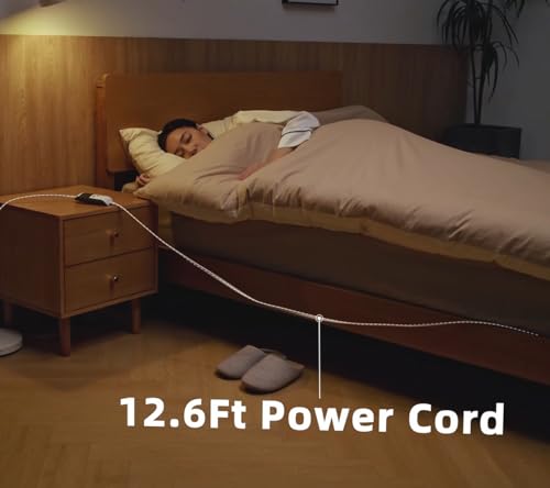 Boncare® 17"x33" Extra Large Heating Pad for Back Pain Relief & Period Cramp Without Auto Shut Off & 5 Auto Shut-Off Timers, 6 Heat Levels 9 Hr Auto Off and 12.6ft Cord Bed Foot Warmer(Gray)