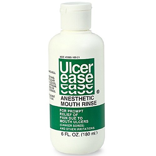 Buy UlcerEase Anesthetic Mouth Rinse 6 Fl. Oz (180 Ml) Online at Low