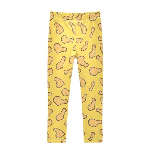 Chicken Legs Girls Leggings Athletic Pants Tights Stretch Bottom