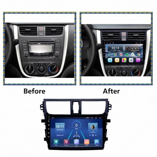 Suzuki Celerio Alto 2015 2016 Radio 2 DIN con Pantalla Bluetooth Mirror Link 2