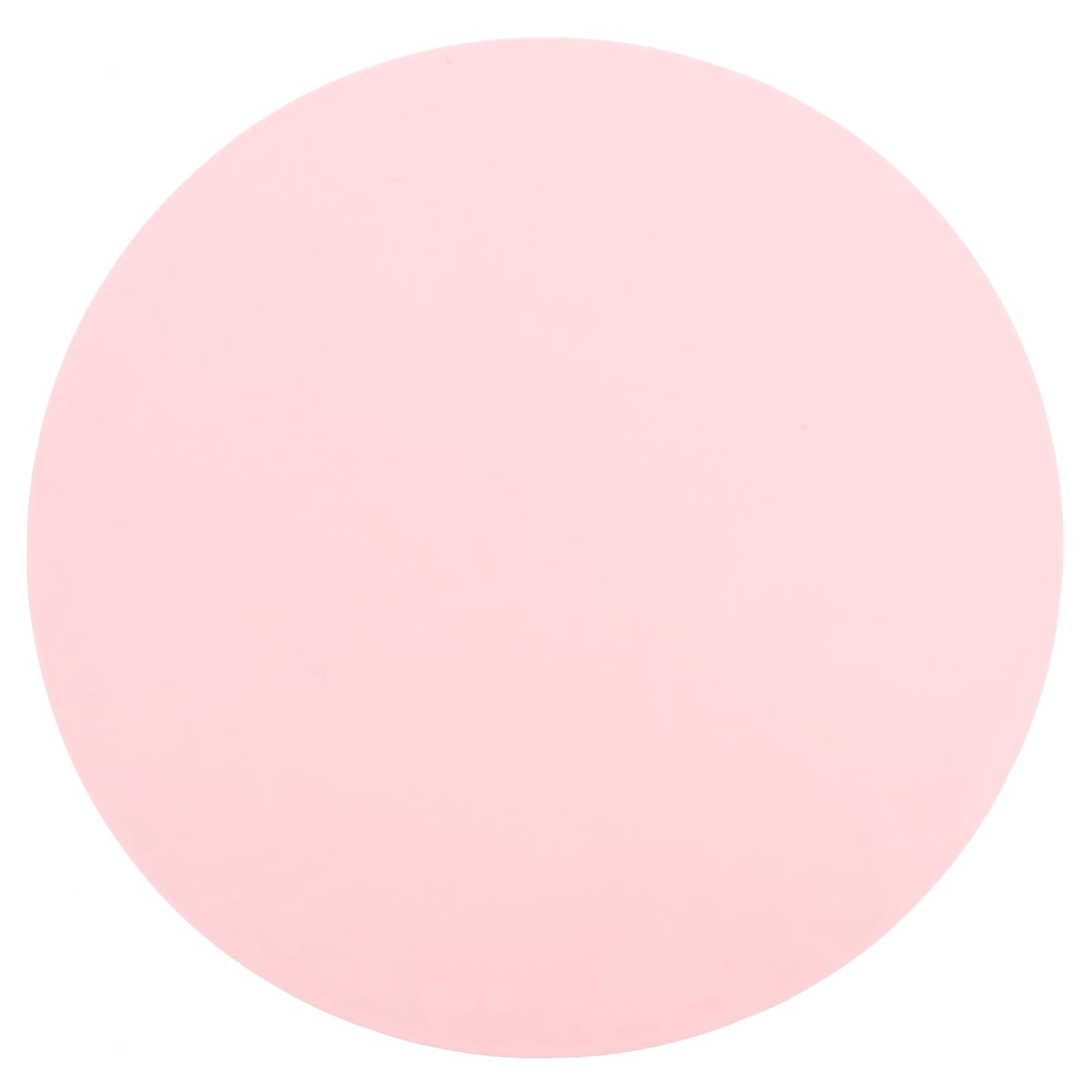 Yardwe Silicone Pet Placemat Round Pink Cat Food Mat Leak Waterproof Heat Insulated for Dogs Cats