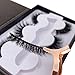 3 Styles Fluffy Mink Eyelashes 100% Siberian 3D Mink Fake Lashes Cruelty-Free False Lashes Pack with EyeLash Tweezers
