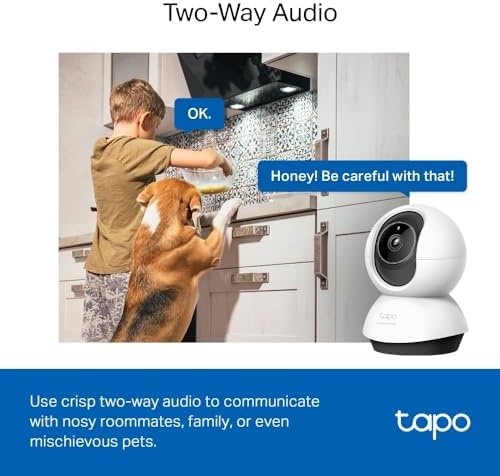 TP-LINK TC72 New Pan/Tilt AI Home Security Wi-Fi Camera 7