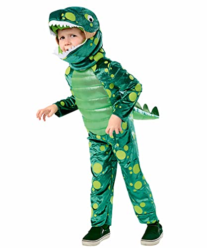 Disfraz de Dinosaurio Verde para Niños Talla 2-4 miniatura 7