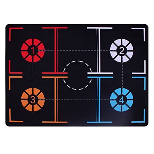 Basketball Footstep Training Mat, Non-Slip Foot Practice Mat, Dribble Silent Basketball Training Mat, Training Pace Ball Control Player Equipment for Kids Teens Adults Thickened 3mm Children