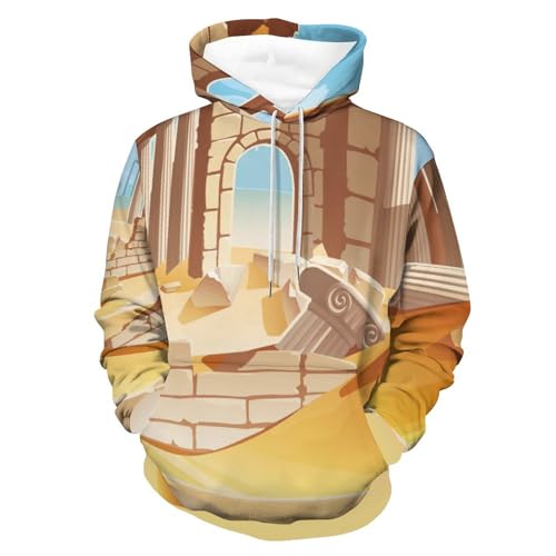 Sweats à capuche Égypte sweat-shirt pull manche longue hommes femmes taille S