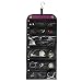 Jaimie Hanging Travel Jewelry Organizer - Double Sided and Portable - 23 Zippered Pockets in 6 Sizes - Foldable Accessory Necklace Ring Bracelet Organizer for Travel & Home [Gift Ready]