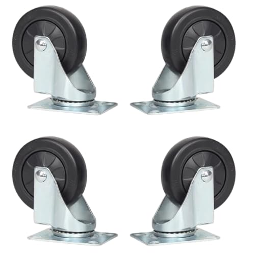 �L���X�^�[�Ƌ� �H�Ɨp��]�L���X�^�[ 4�p�b�N �ϋv���̍����z�C�[�� �����p�S���z�C�[�� �v���b�g�t�H�[���J�[�g�p �֎q�K�p