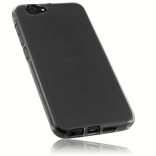 mumbi Funda Carcasa Protectores Compatible con HTC One A9s, Caja del teléfono móvil, Negro Transparente