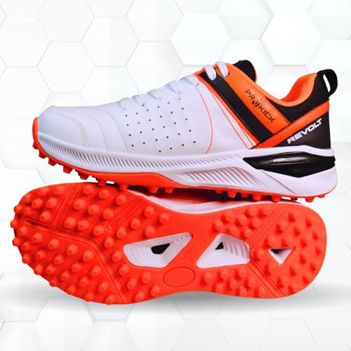 Image of Prokick Revolt Cricket Shoes with Rubber Studs | Lightweight & Durable | All-Round Cricket Footwear for Turf and Hard Ground