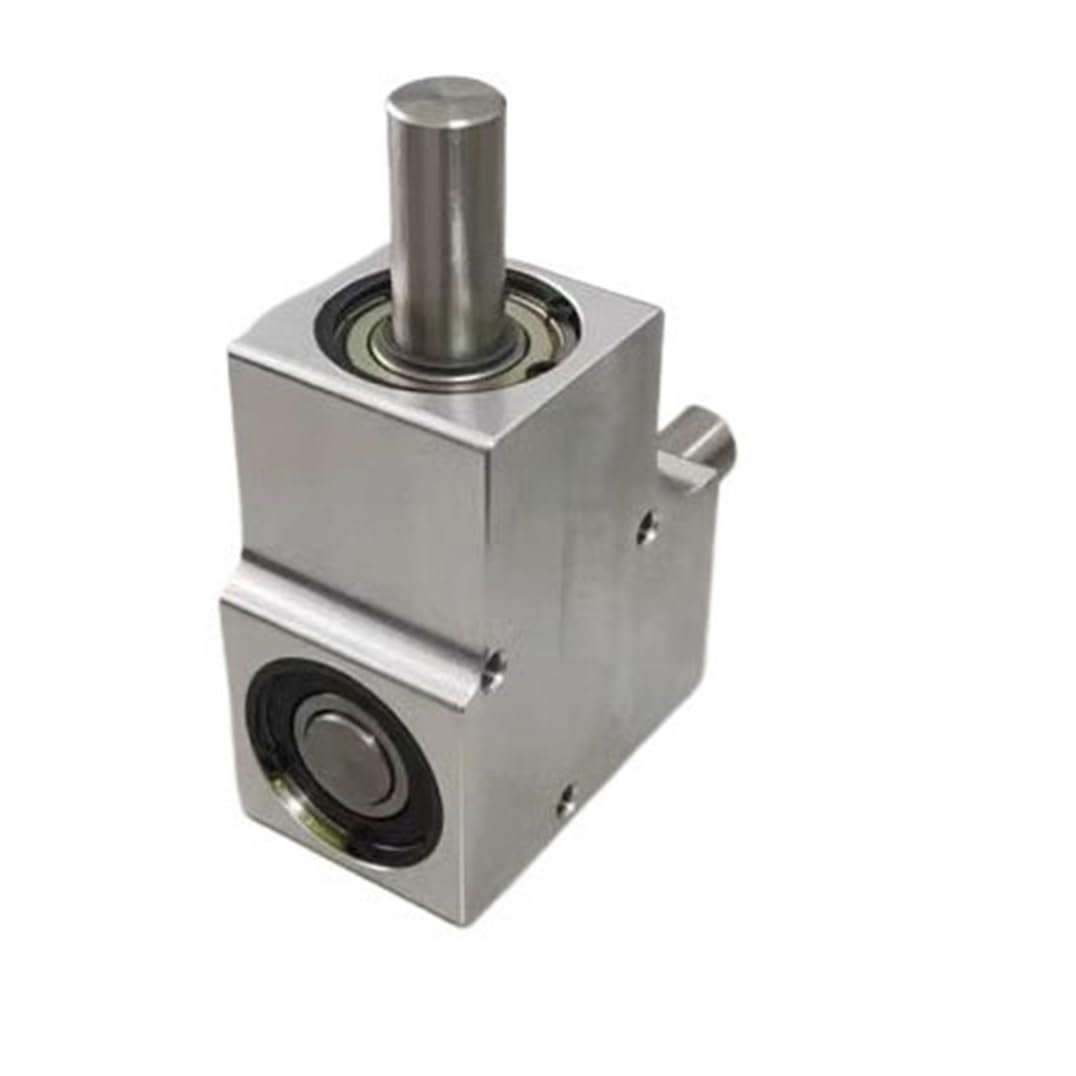 Mechanical Steering 1pcs 90 Degree Gearbox 1:1 Ratio 1.5 Module 19 Teeth Spiral Bevel Gear Commutator 15mm Single Shaft Steering Gearbox Direction Transmission