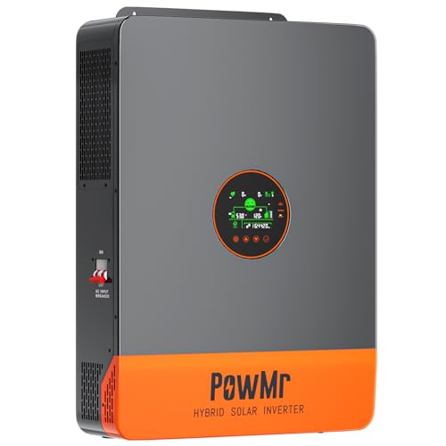 Image of PowMr Solar Inverter 10000W 48V to 120V /240V AC Split Phase Pure Sine Wave Inverter Built-in 200A MPPT Controller, Support Parallel 6 inverters, for Lead Acid and Lithium Battery and Batteryless Run