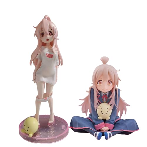 Image of Jiumaocleu 2pcs Anime Sawamura Spencer Eriri Figure Statue Sitting Model Cat Ver Katou Megumi Figures PVC Collectible Desktop Decoration Gift for Anime Fans 10CM