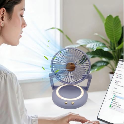 Ventilateur portable à main rechargeable pour lutter contre la chaleur - 7