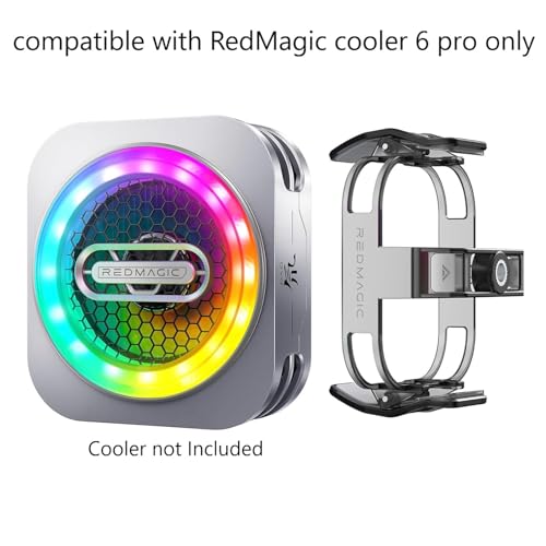 Image of Cubonic Red Magic Nubia 6 Pro Mobile Holding Clip Portable Lightweight, Radiator Clip for Non Magnetic Phone (RedMagic Cooler 6 Pro Clip)