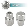 SANTUO 32/16PT BMW Locking Wheel Nut Key Car Anti Theft Wheel Lock Lug Nut Screw Removal Key for BMW X1, X5, X6, 1 Series, 3 Series, 5 Series #3