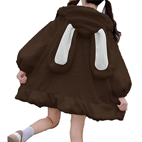 Pullover Damen Sweatshirt Mit Kapuze Softshelljacken Strickjacke Zip Hoodie Oberbekleidung Plüschjacke Casuale Winter Reißverschluss Fleece-Mantel Kapuzenjacke Loser Dickere Cover