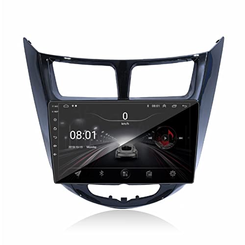 Image of AUTO SNAP 9 Inches 22cm Touch Screen Android 12 Gorilla Glass IPS Display Car Stereo with 2GB RAM /16 GB ROM GPS /Wi-Fi /Navigation /Steering Wheel Controls Mirror Link Compatible for Verna-Fludic
