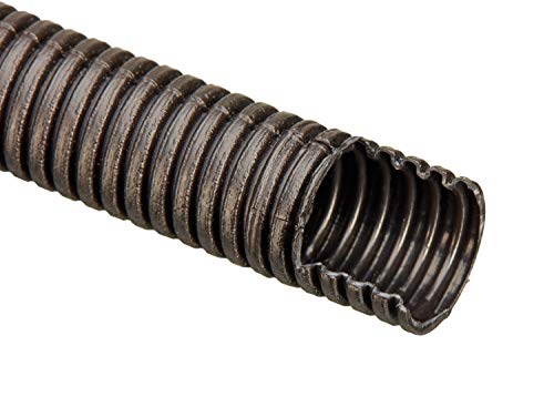 HydroMaxx® Flexible Polyethylene LDPE Non-Split Corrugated Wire Loom Tubing (1/2\" Dia. x 100 ft, Black) - Thumbnail 2